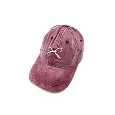 Rose color baseball cap