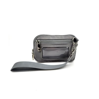 Grey color wristlet