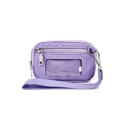 Lavender color wristlet