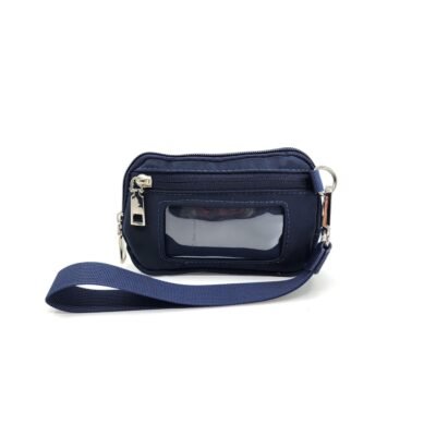Navy color wristlet