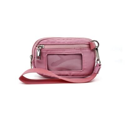Pink color wristlet