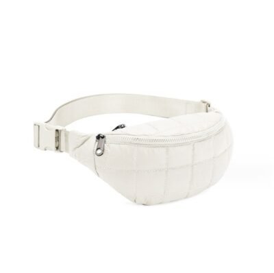 Off White color fanny pack