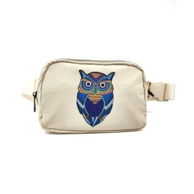 Beige color fanny pack