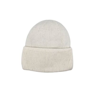 Off White color beanie