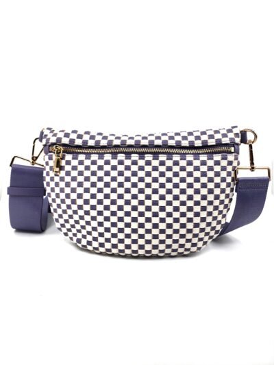 Lavender color woven bag