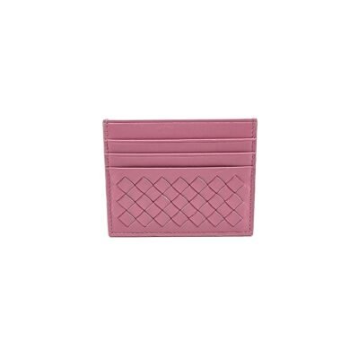 Rose color card wallet