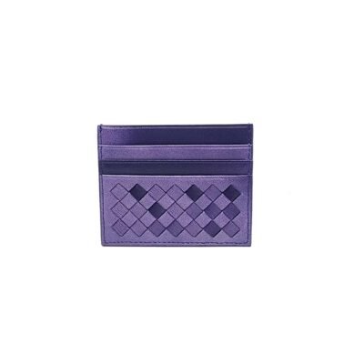 Violet color card wallet