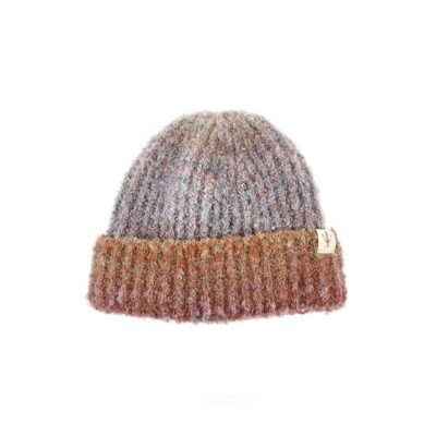 Blue Orange color beanie