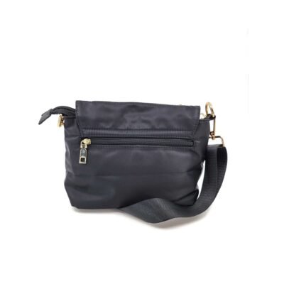 HZ-6169 Nylon Flap Top Zip Crossbody Bag 8