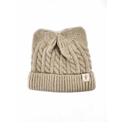 Beige color beanie