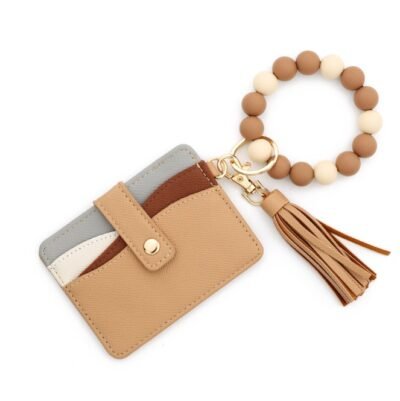 Khaki color card holder