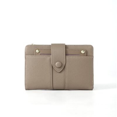 Taupe color wallet