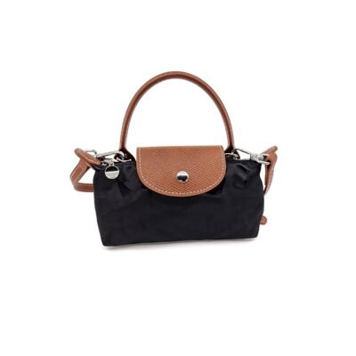 Alternative view of HZ-7778 Star Pattern Satin Like Finish Nylon Mini Crossbody Bag