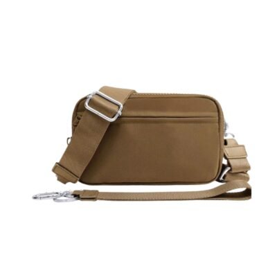 Khaki color crossbody bag