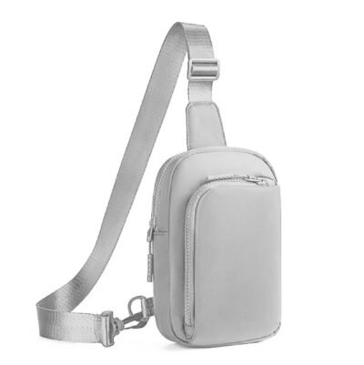Grey color sling bag