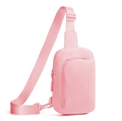 Pink color sling bag