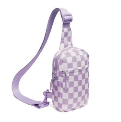 Lavender color sling bag