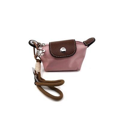 Mauve color coin wallet