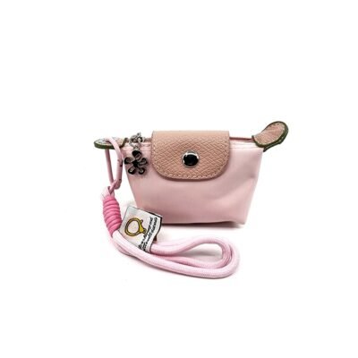 Pink color coin wallet