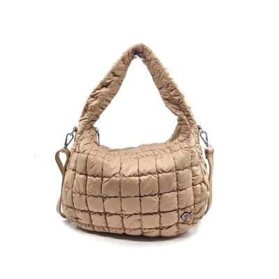 Beige color nylon bag