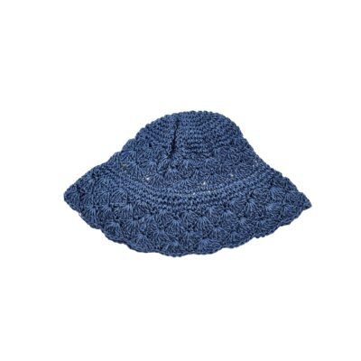 Blue color straw hat