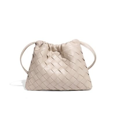 Sand color woven bag