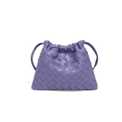 Lavender color woven bag