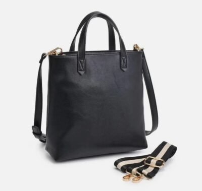 Black color tote