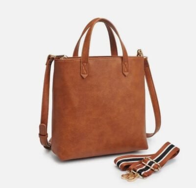 Tan color tote bag