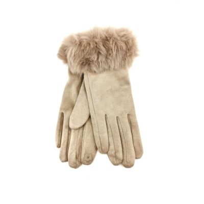 Beige color glove