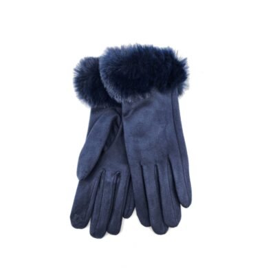 Navy color glove