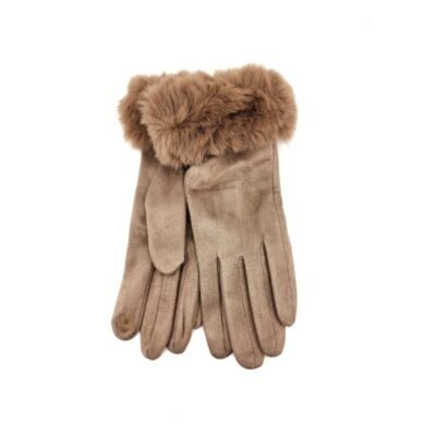 Taupe color glove