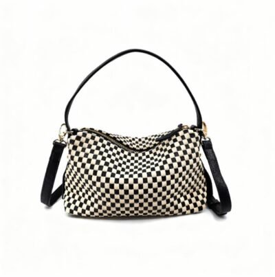 Black color woven bag