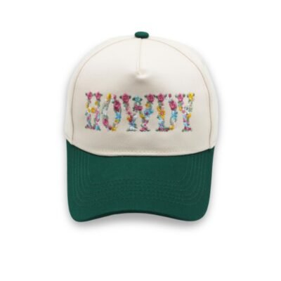 Green color trucker hat
