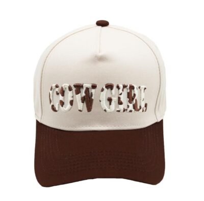 Brown color trucker hat