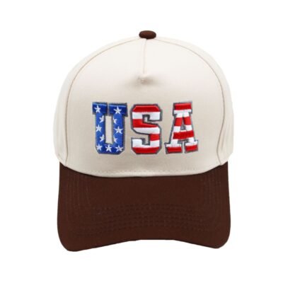 Brown color trucker hat