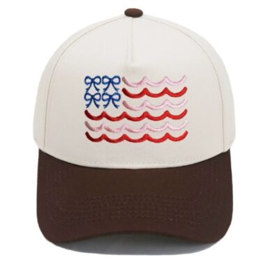 Brown color trucker hat