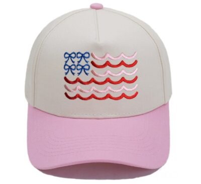 Pink color trucker hat
