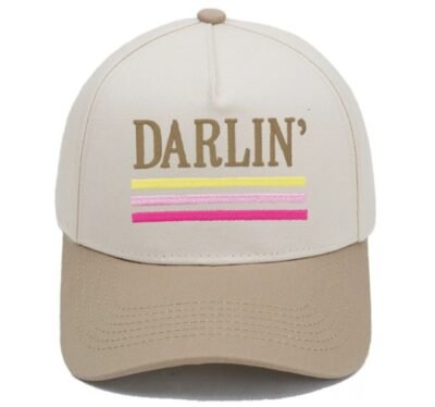 Beige color trucker hat