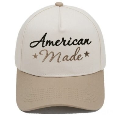 Beige color trucker hat