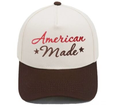 Brown color trucker hat