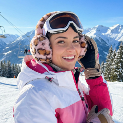 HZ-252067 Faux Fur Leopard Pattern Earmuffs