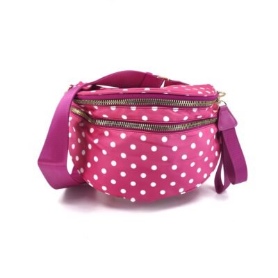 Pink color nylon bag