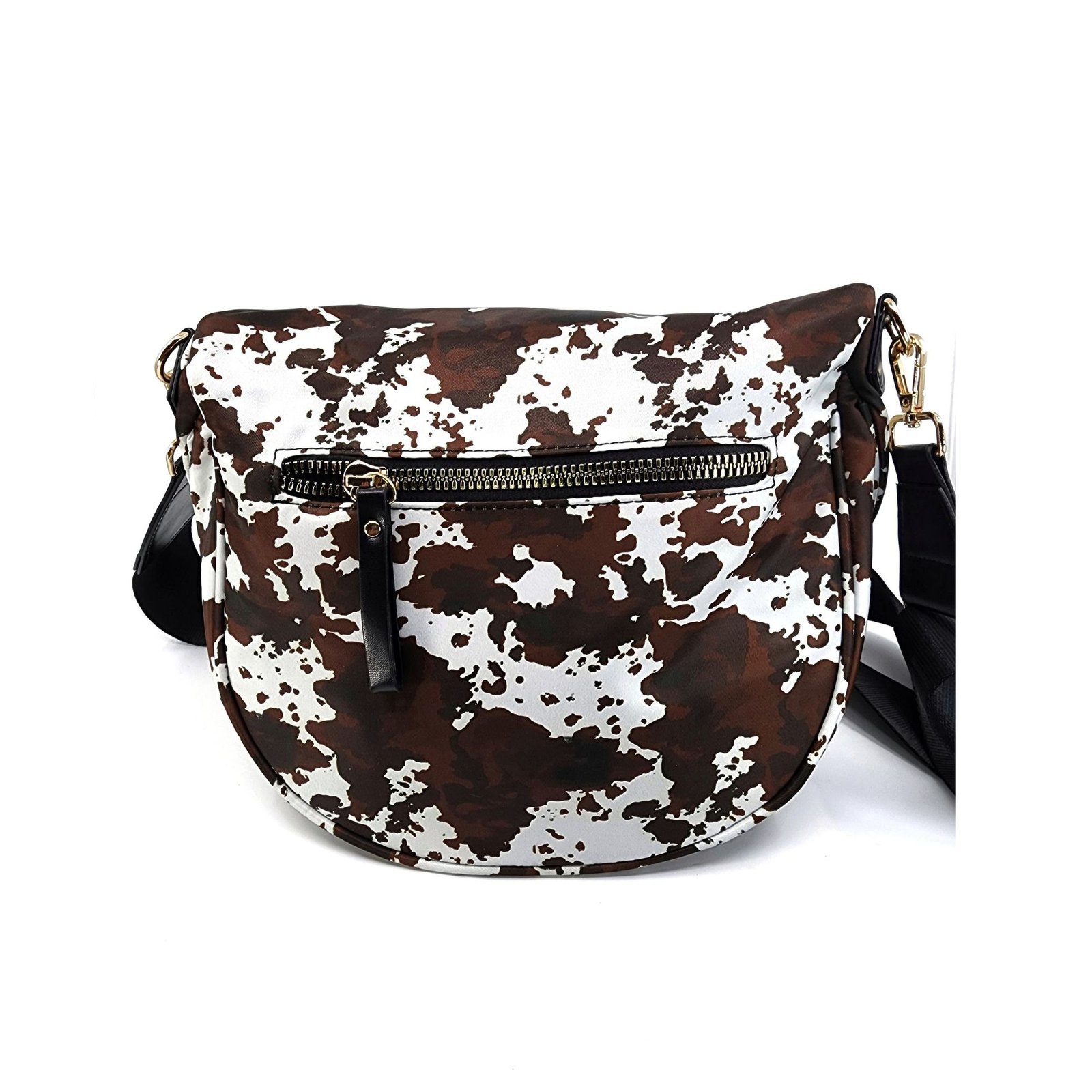 SF221012 Nylon Printed Pattern Crossbody Bum Bag 3 SF221012 Nylon Printed Pattern Crossbody Bum Bag - Image 3