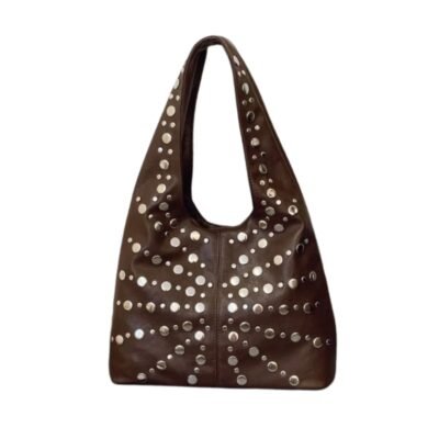 Chocolate color hobo bag
