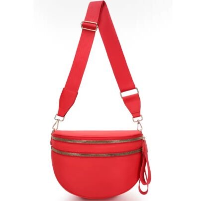 Red color nylon bag