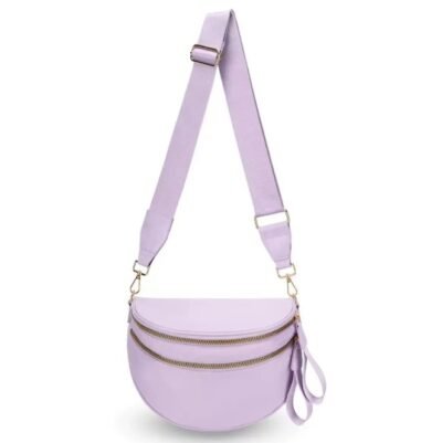 Lavender color nylon bag
