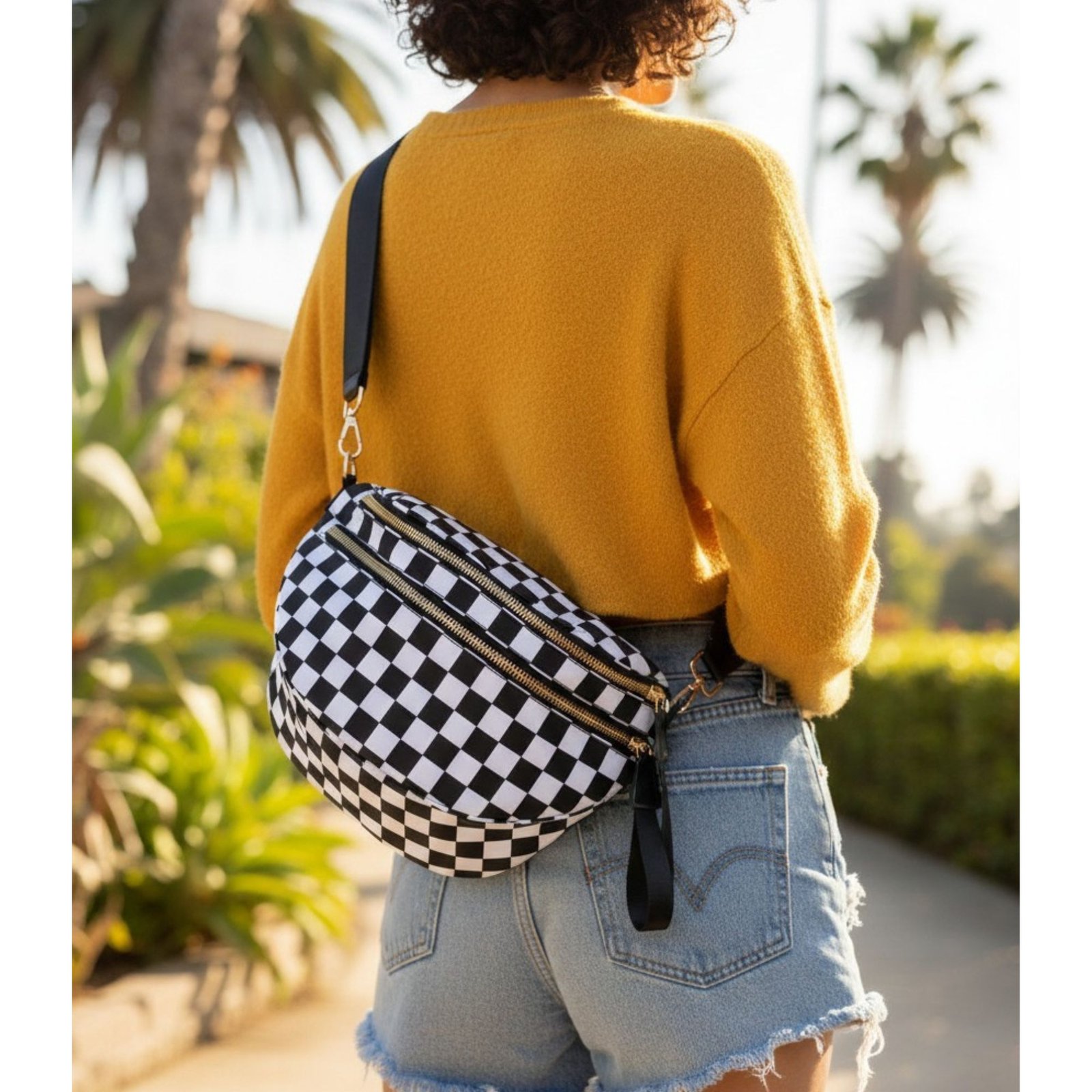 SF221010 Large Capacity Nylon Crossbody Bum Bag 1 SF221010 Large Capacity Nylon Crossbody Bum Bag