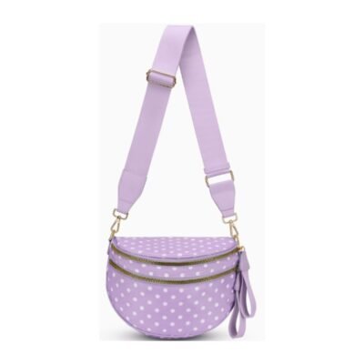 Lavender color nylon bag