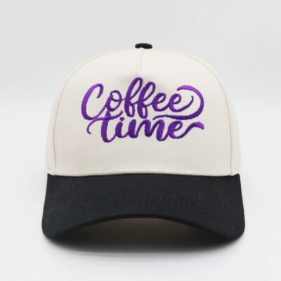 Black color trucker hat